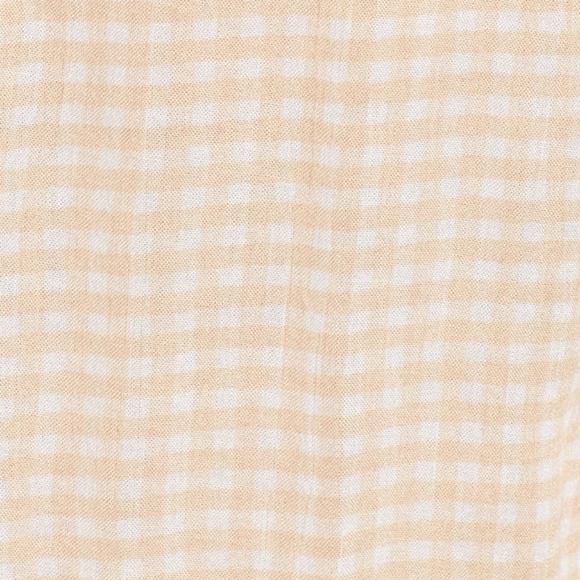 *SOLD* Faithfull the Brand Dress | Gingham Mini Liza Faux Wrap Flounce Dress - Picture 4 of 8